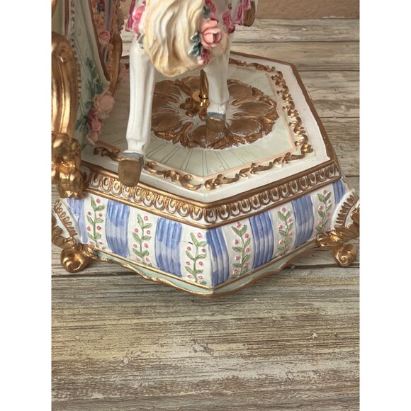 San Francisco Music Box Somerset Carousel Horse Plays Carousel Waltz 1995 w/Box - Picture 12 of 17